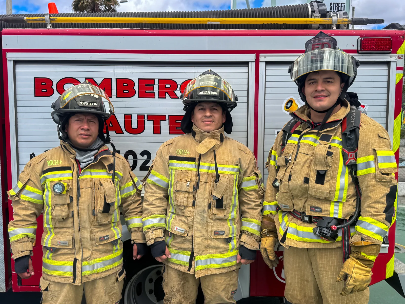Capacitación del Cuerpo de Bomberos Paute